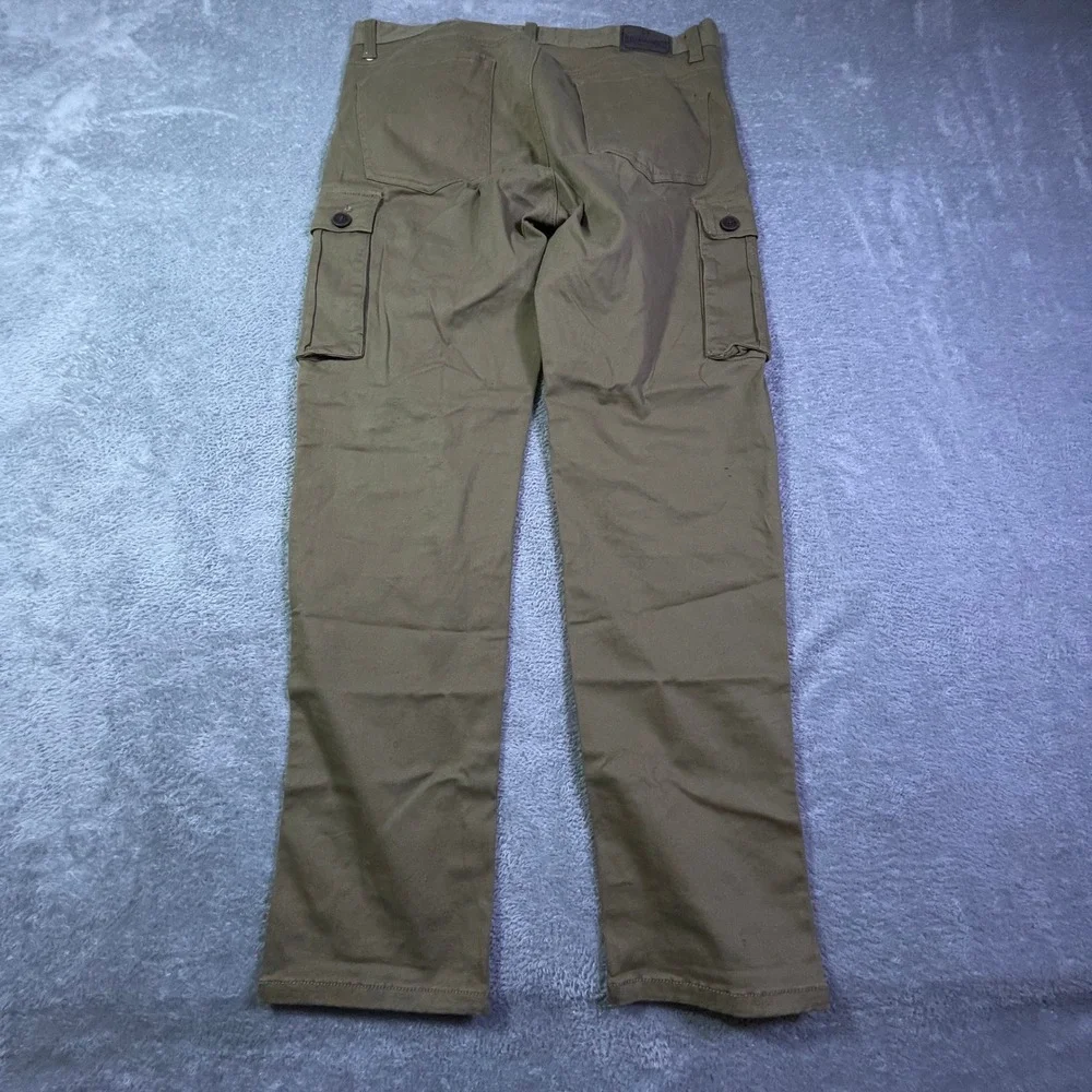 Bleeker‎ & Mercer Men's Cargo Pants Brown Utility Rider Moto Biker Size 38x32